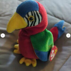 Jabber The Parrot Vintage 1998 Ty Beanie Baby